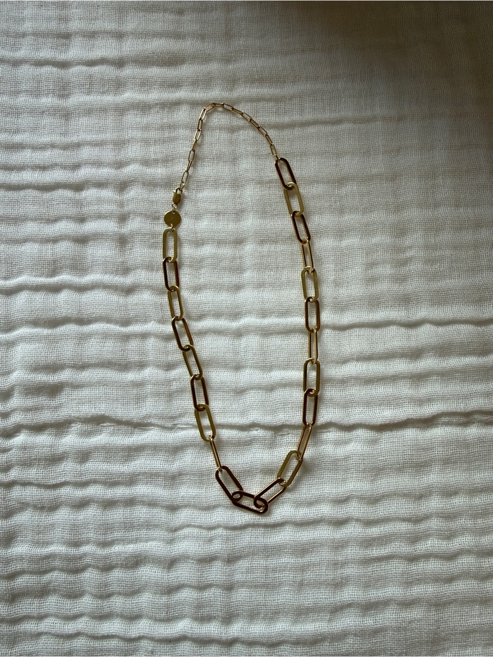 Gold Link Chain Necklace - 18k gold vermeil. Jennifer Zuener Marta necklace.